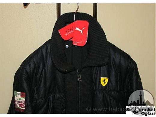 Ferrari,original muška crna zimska jakna