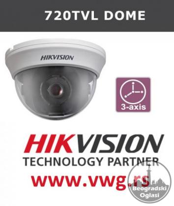 Kamera Doome Hikvision 720 tvl picadis