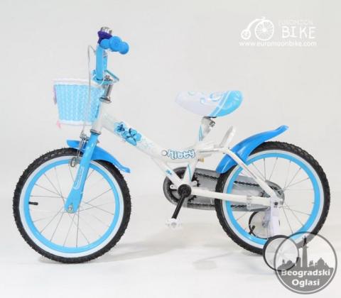 Dečija bicikla KITTY plavo-bela 16