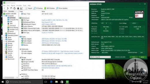 Acer Aspire E1-522 (AMD E1, 6 Gb DDR3, 500 Gb HDD, AMD8240)