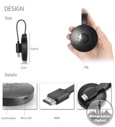 MiraScreen G2 TV, Wireless WiFi Display, DLNA, 1080P