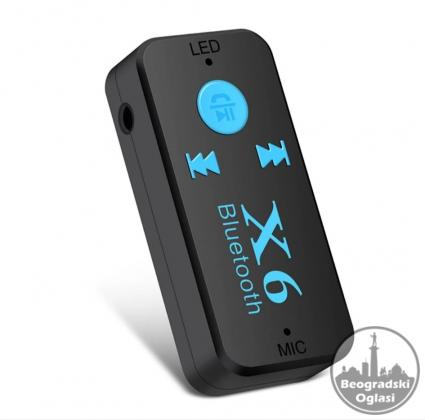 X6 Adapter Bluetooth Prijemnik Auto Car Aux Kit