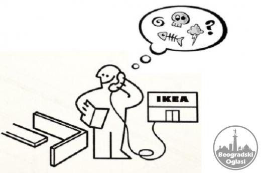 Montaža - sastavljanje - sklapanje Ikea nameštaja
