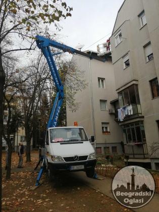 Kamion korpa/dizalica/platforma