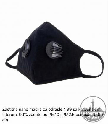 Nano zastitne maske protiv aerozagadjenje
