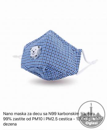 Nano zastitne maske protiv aerozagadjenje