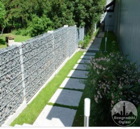 Panelne ograde 2d -gabioni ispuna kamen-fence system doo
