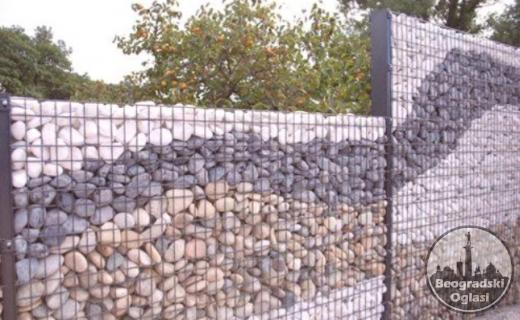 Panelne ograde 2d -gabioni ispuna kamen-fence system doo
