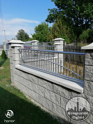 Aluminijumske dvorisne ograde i kapije