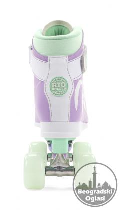 ROLŠUE! RIO ROLLER MILKSHAKE QUAD SKATE - MINT BERRY