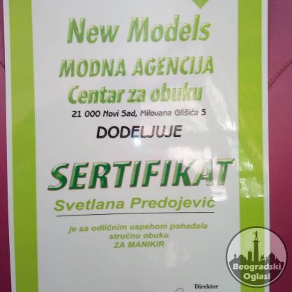 Izdajemo Sertifikate new Models World Academy Novi Sad