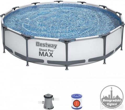 Najnoviji BESTWAY bazeni steel max pro! Akcija!