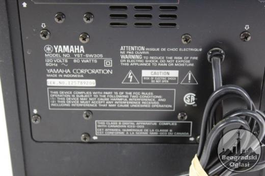 Yamaha YST SW305 Dual 8 Aktivni Subwoofer