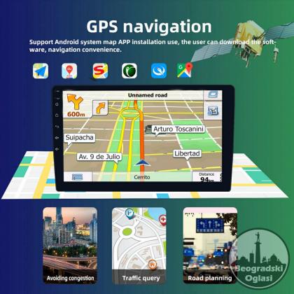 Multimedija 10Inch 2DIN Android-Navigacija