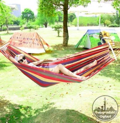 Viseća  Ležaljka HAMMOCK Sa TORBICOM Za Odlaganje