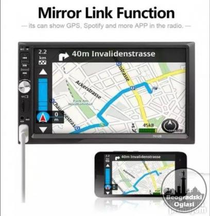 Multimedija 7INCH 7018b + Mirror Link + Steering Wheel