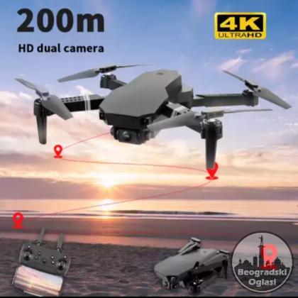 Drone S70 PRO 2021 WIFI FPV RC 4K/Dual POPUST 15% crni petak