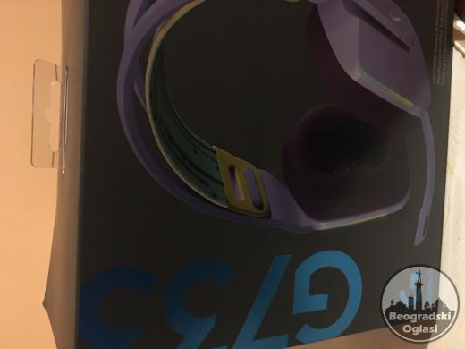 Gejmerske slušalice logitech G733 ljubicaste