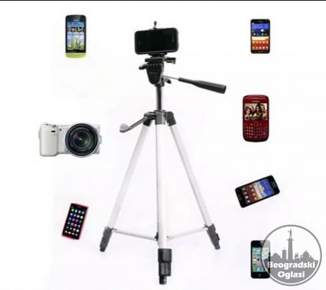 Tripod / Stativ 135 cm Torba i Držač za mobilni telefon