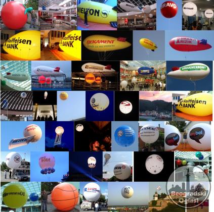 Baloni, štapma balona, dekoracija balonima, kurs dekoracije,helijum, mreže za balone, cepelini, lopte,...