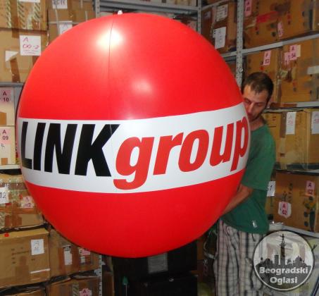 Lopte od 1,5M, reklama, štampa lopti i velikih balona