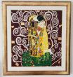 Gustav Klimt - Poljubac, reprodukcija - ulje na platnu!