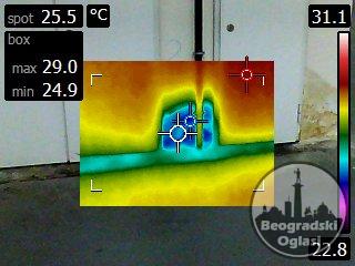 Termovizijsko snimanje objekta