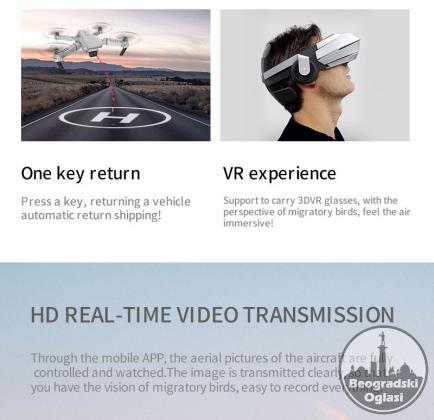 Dron E88W PRO 2021 WIFI FPV RC 4K/Dual