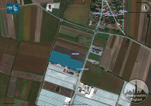 Građevinska parcela, radna zona JUG PEĆINCI, 2ha 94a