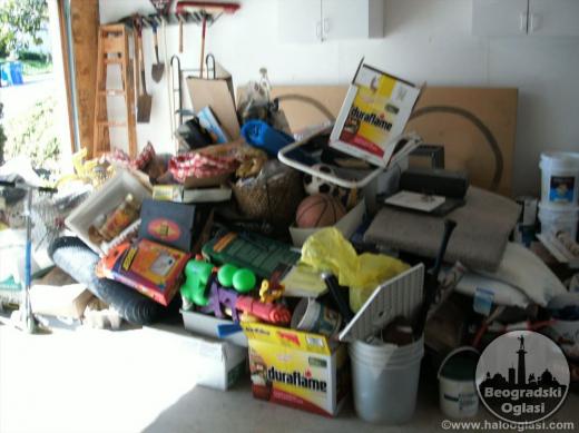 Čisćenje podruma garaža šupa