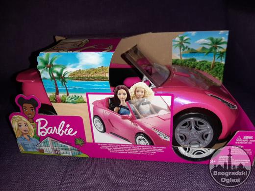 Barbi Auto Kabriolet. Original Barbie Mattel . Novo , Neotpakovano.