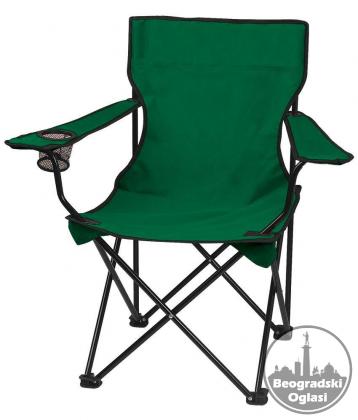 Stolica za kampovanje i pecanje sa držačem za čaše - AKCIJA