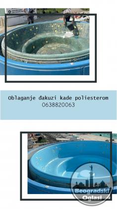 Poliestersko oblaganje bazena (stakloplastika)
