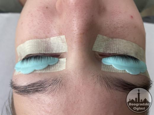 Lash lift and brow lamination