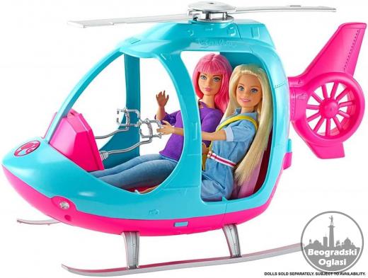 Barbi Travell Helikopter , Original Barbie-Mattel. Novo, Neotpakovano.