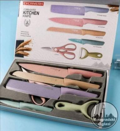 Valoviti set kuhinjskih noževa 6kom NOVO