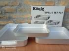 Konig Set aluminijumskih tepsija 3 komada