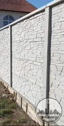 Poliester kalup za betonske ograde