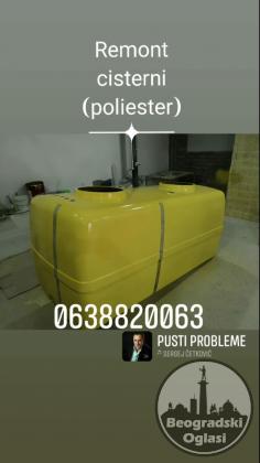 Izrada cisterni (poliester, stakloplastika)