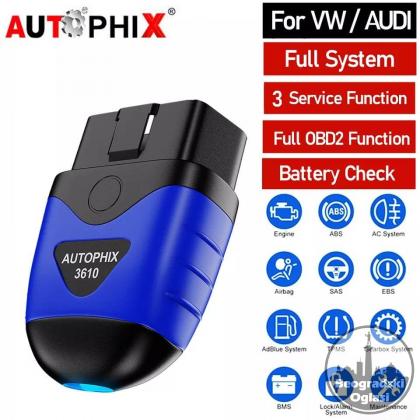 AUTOPHIX 3610 Bluetooth dijag za VW / Audi / Škoda / SEAT