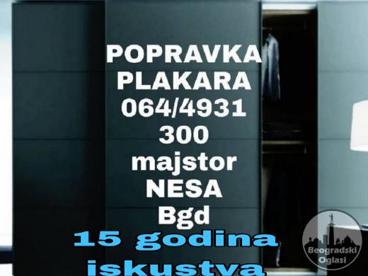 Popravka plakara 0644931300 Beograd