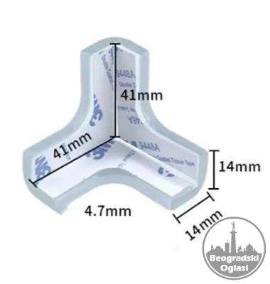 10 kom. Samoljepljivi protector za decu, sigurnosna zaštita na ivicama.