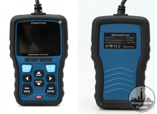 VDIAGTOOL VD30 OBD2, OBDII EOBD Auto Dijagnostika