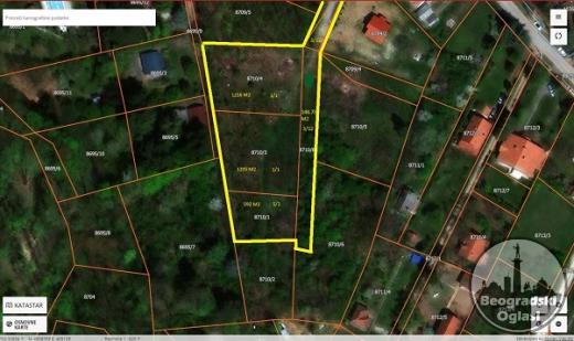 Avala,Tresnja,Koviona plac 40.84ari-moze deo