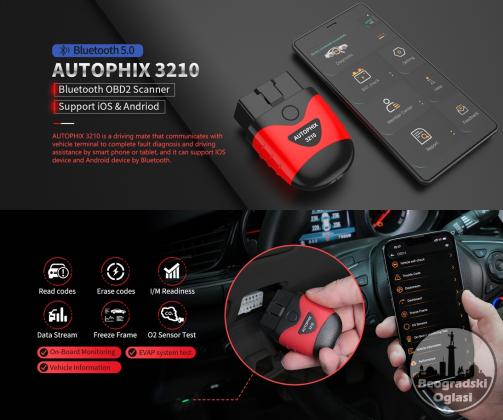 AUTOPHIX 3210 Bluetooth OBD2 Auto Dijagnostika