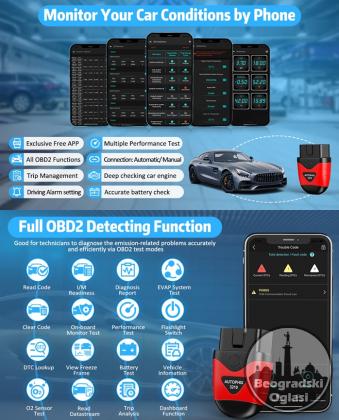 AUTOPHIX 3210 Bluetooth OBD2 Auto Dijagnostika