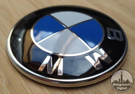 BMW znak E34 hauba/gepek originalni reljefni 82 mm