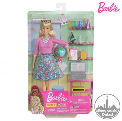 Barbi set profesorka sa opremom za nastavu Original Barbie Mattel. Novo, Neotpakovano