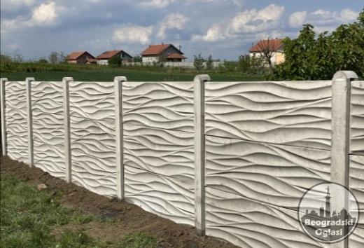 Poliester kalup za betonske ograde