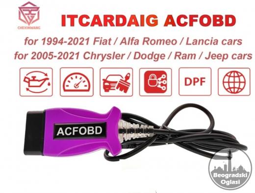 ITCARDIAG ACFOBD OBD2 Fiat/Alfa/Lancia/Chrysler/Dodge/Jeep